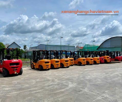 xe nâng dầu