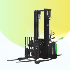 xe nâng điện mini Stacker 1.6 tấn CQDB16 dạng Reach Fork