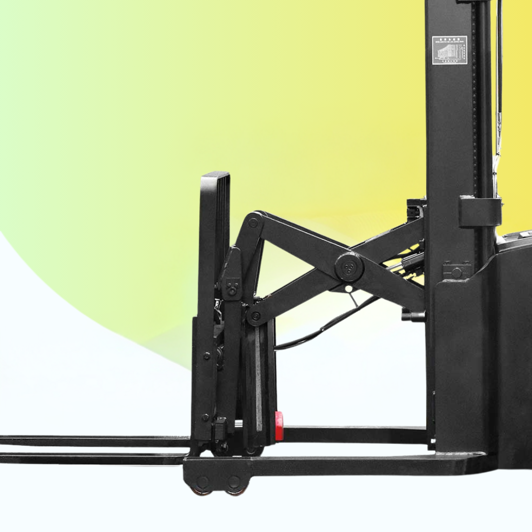 xe nâng điện mini Stacker 1.6 tấn CQDB16 dạng Reach Fork