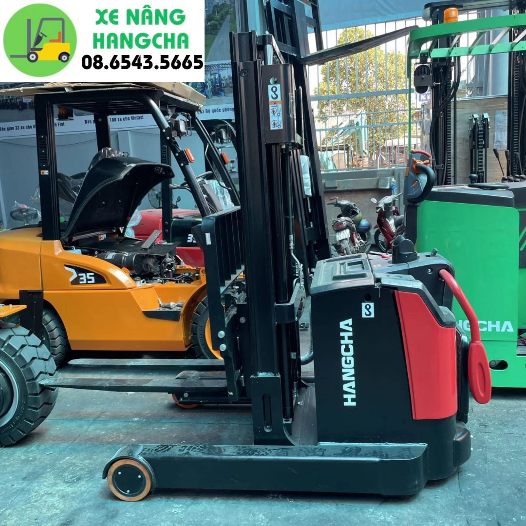 Xe nâng điện mini Stacker 1.6 tấn CQDB16 dạng Moving Mast