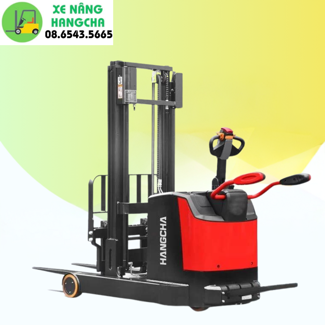 xe nâng điện mini Stacker 1.6 tấn CQDB16 dạng Reach Fork