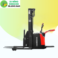 xe nâng điện mini Stacker 1.6 tấn CQDB16 dạng Reach Fork